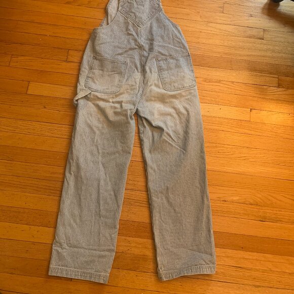 Vintage Gap Stripe Carpenter Overalls Size S - Picture 2 of 4